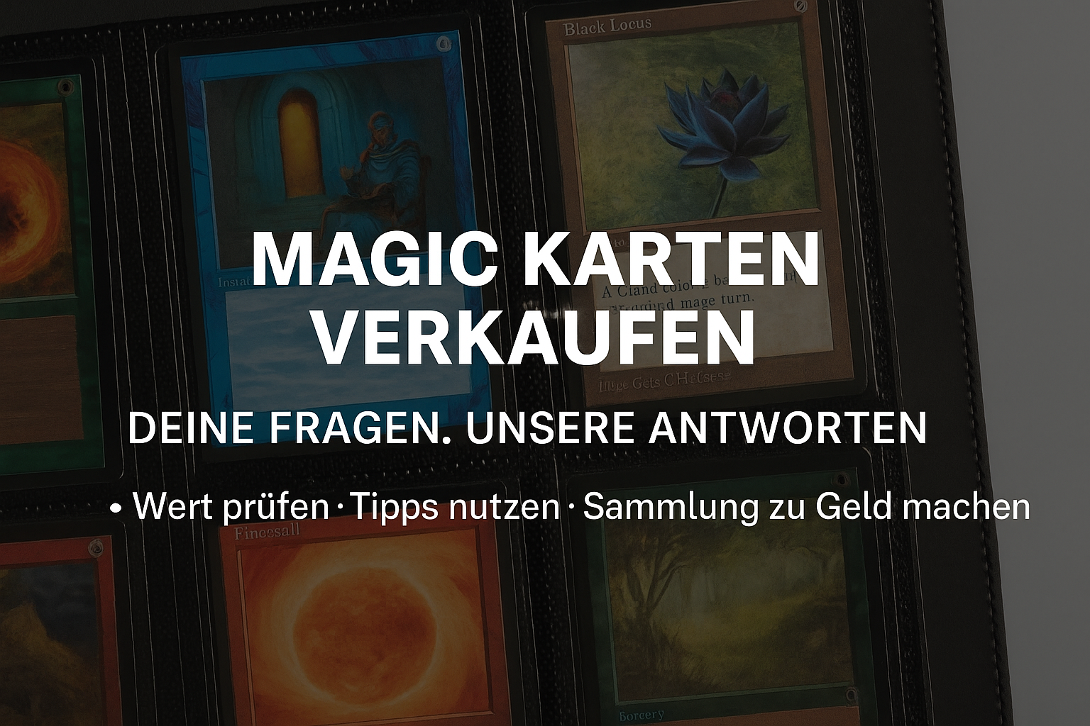 Magic Karten verkaufen – Die 4 häufigsten Fragen & Antworten