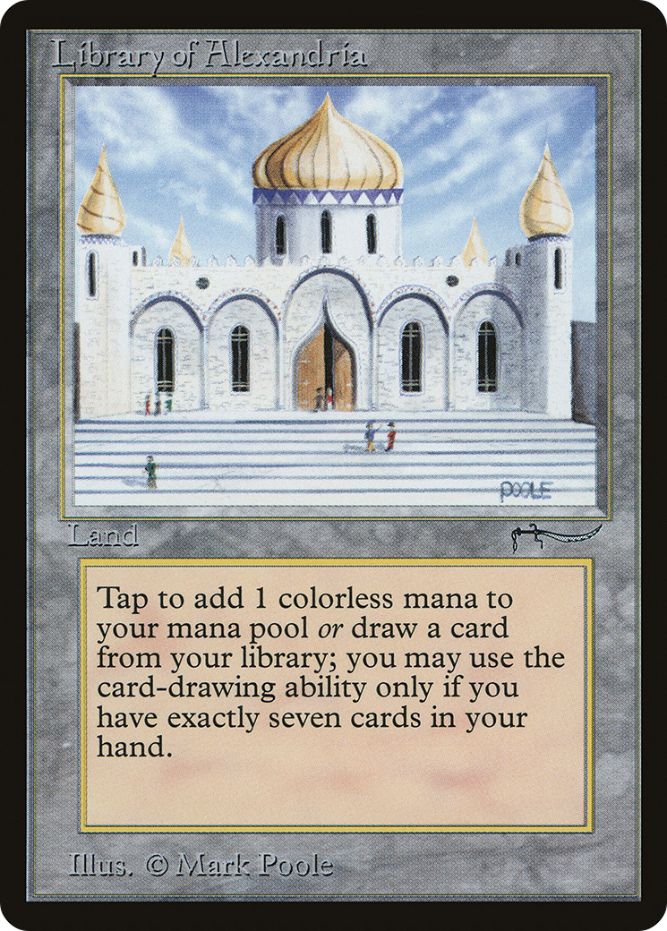 Library of Alexandria verkaufen – Magic the Gathering Karte verkaufen bei Big O Cards