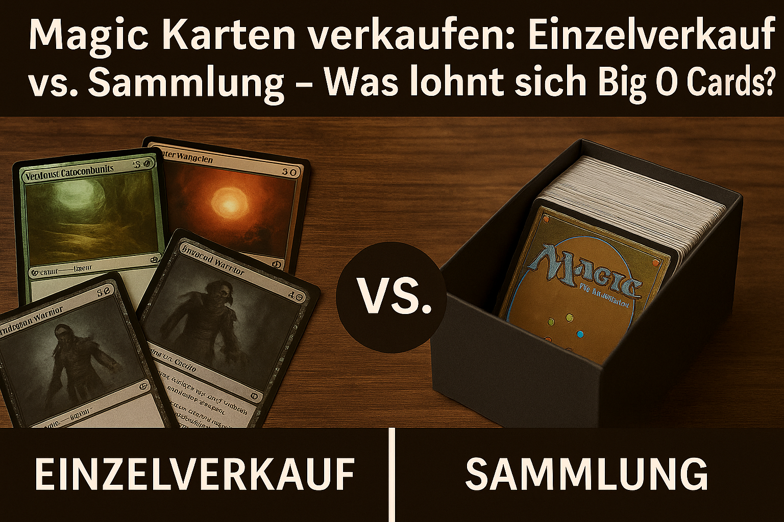 Magic Karten einzeln oder als Sammlung verkaufen?
